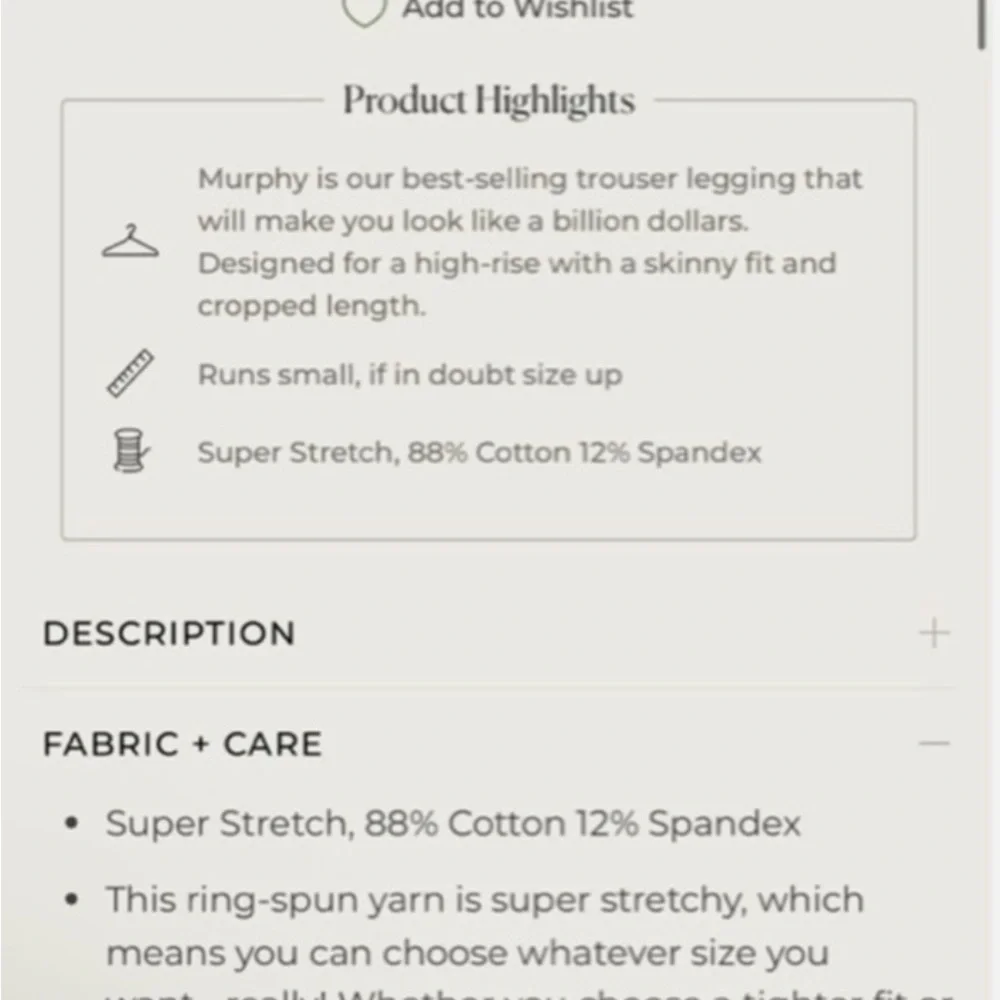 Frank & Eileen Murphy Billion Dollar Pant - Picture 3 of 6